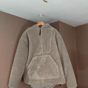 Zara fleece pullover hoodie